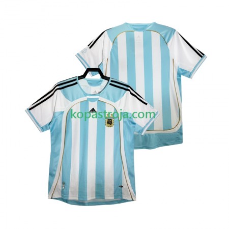 Billiga Fotbollströjor Argentina 2014 Retro Hemma tröja Kortärmad